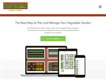 Tablet Screenshot of gardenplanner.tastefulgarden.com
